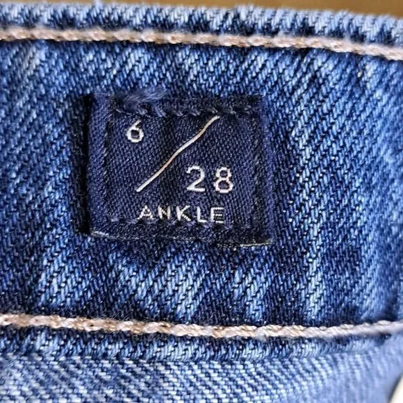 Lucky Brand High Rise Drew Mom Ankle Jeans 6/28